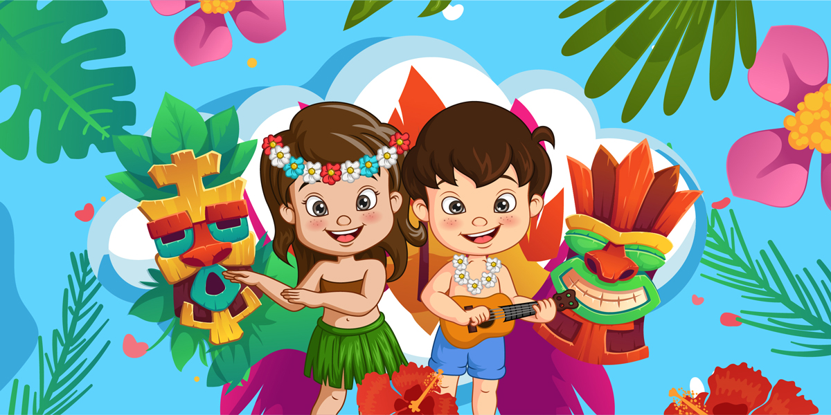 Детская анимация 02 июля — «Гавайская вечеринка»!